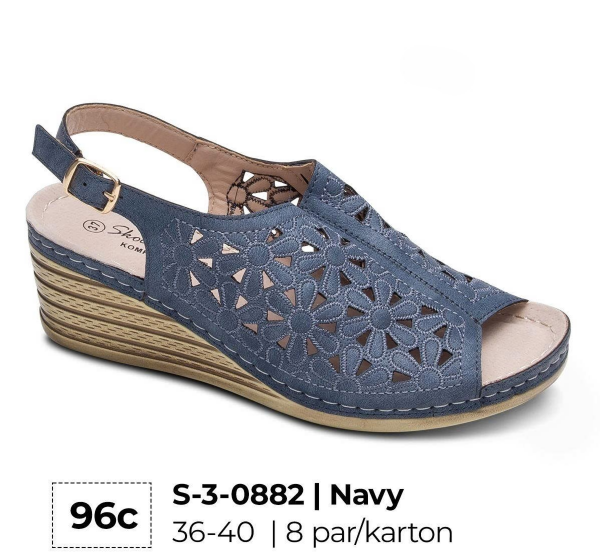 Sandały na obcasie damskie Roz 36-40 / 8 par